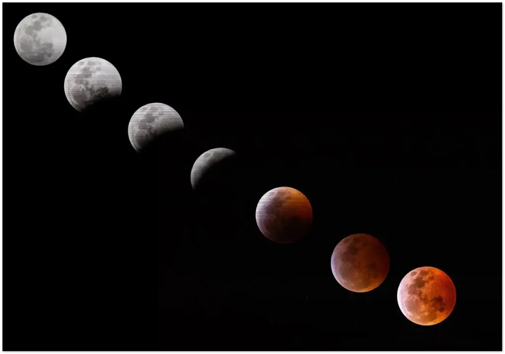 Moon Phases Aluminum  (30x40 cm / 12x16″)